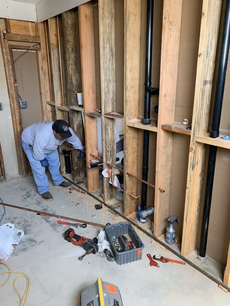 Commercial rough-in plumbing for Commercial Plumbing in Montalvo